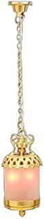 Melody Jane Dollhouse Hanging Filigree Birdcage Lantern Ceiling Lamp 12V Electric Lighting