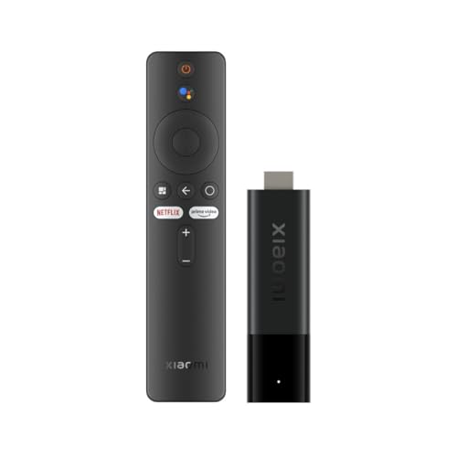 Mi TV Stick 4K 2nd Gen, WLAN 6, Smart TV, Streaming-Dienste, Schwarz, S905X, HDMI 2.1a, Dolby Vision HDR10+, 4K Auflösung, Fernbedienung, Streaming-Stick