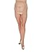 MeMoi Maternity Sheer Pantyhose for Women, Extra Large Waist Pregnancy Shapewear, 12 Denier - Sizes Small to Q2, Nude, Medium/Large