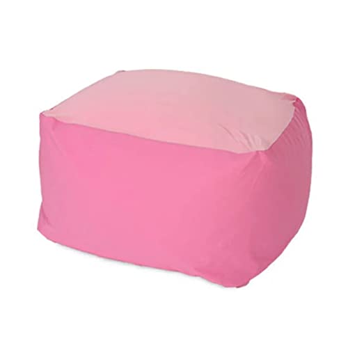 ビーズクッションカバー 着替えカバー ソファーカバー 人をダメにするクッションカバー カバーのみ 無地 伸縮性 四季適用 取り替え簡単 快適な座り心地 多色選択 付け替えカバー 65x65x43cm-ピンク