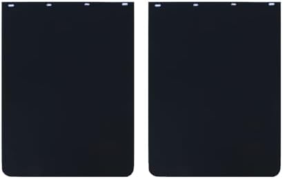 2-Pack Heavy Duty Polymer Mud Flaps 24x30 Inches - Universal Splash Guards For Semi Trucks & Trailers