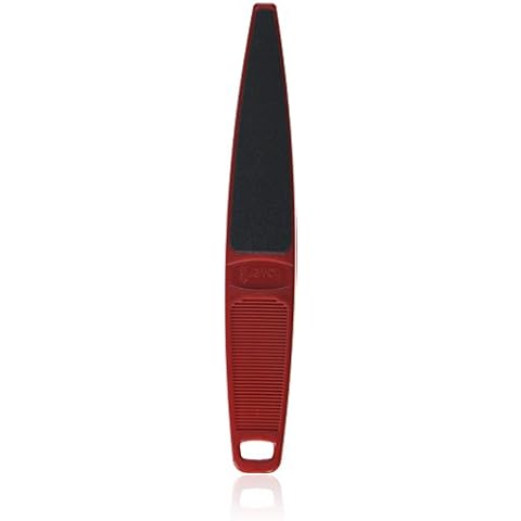 Flowery Original Swedish Clover Red Foot File, Pedicure Foot Scrubber, 60/100 Grit - RED Cover