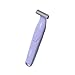 UNIMIKO Bikini Trimmer for Women, 3-in-1 Painless Womens Electric Razors & Pubic Hair Trimmer, Waterproof Womens Shaver with Ceramic Blades, USB Rechargeable Lady Groomer for Legs Underarm Face,Violet