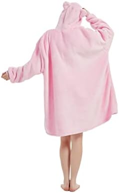  Blanket Hoodie Oversized Hooded Adults Men Women Blankets Animal Comfortable Sherpa Wearable Blanket