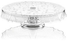 IVV Rugiada Alzata Portadolci in Vetro Trasparente diam. 33cm