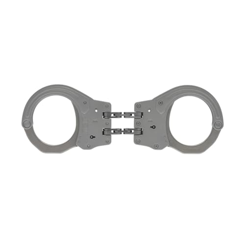 ASP Sentry Hinge Handcuffs Professional Grade Stainless Steel Frames Forged Steel Bows Dual-Sided Keyways and Double Lock Slots for Tactical Gear and Equipment