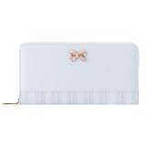 Sunwel Fashion Cute Wallets Girls Coquette Bow Small Wallet Pink Aesthetic with Card Slots ID Window Purse for Women