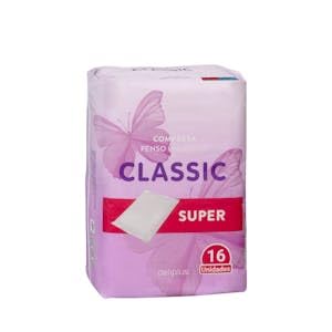 Compresa sin alas super plegada Classic Paquete 16 ud. Pack 3