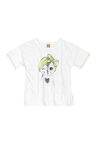 Blusa em Meia Malha, Up Baby, Bebê Menina, BRANCO ESPECIAL, M