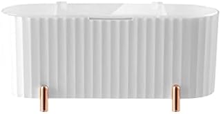 Nlmayt Cotton Pad Holder, 3 Compartments ABS Cotton Pads Storage for Cotton Pads/Beauty Eggs