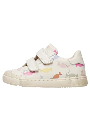 Chausson pour nourrisson Naturino blanc à scratch facile à enfiler taille 34