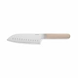 Berghoff Home Santoku-Messer 16,5cm - Küchenmesser edelstahl - Kochmesser - Messer scharf - Sand
