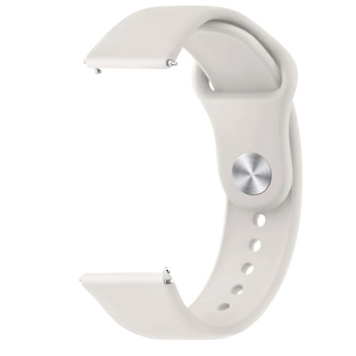 CHPGKGVNVT Correa de reloj de 20 mm y 22 mm for Garmin Vivoactive 4 3 Music Venu Sq 2 Plus Correa for pulsera Forerunner 245 645 55 158/Vivomove 3 Correa de reloj(Star Light)