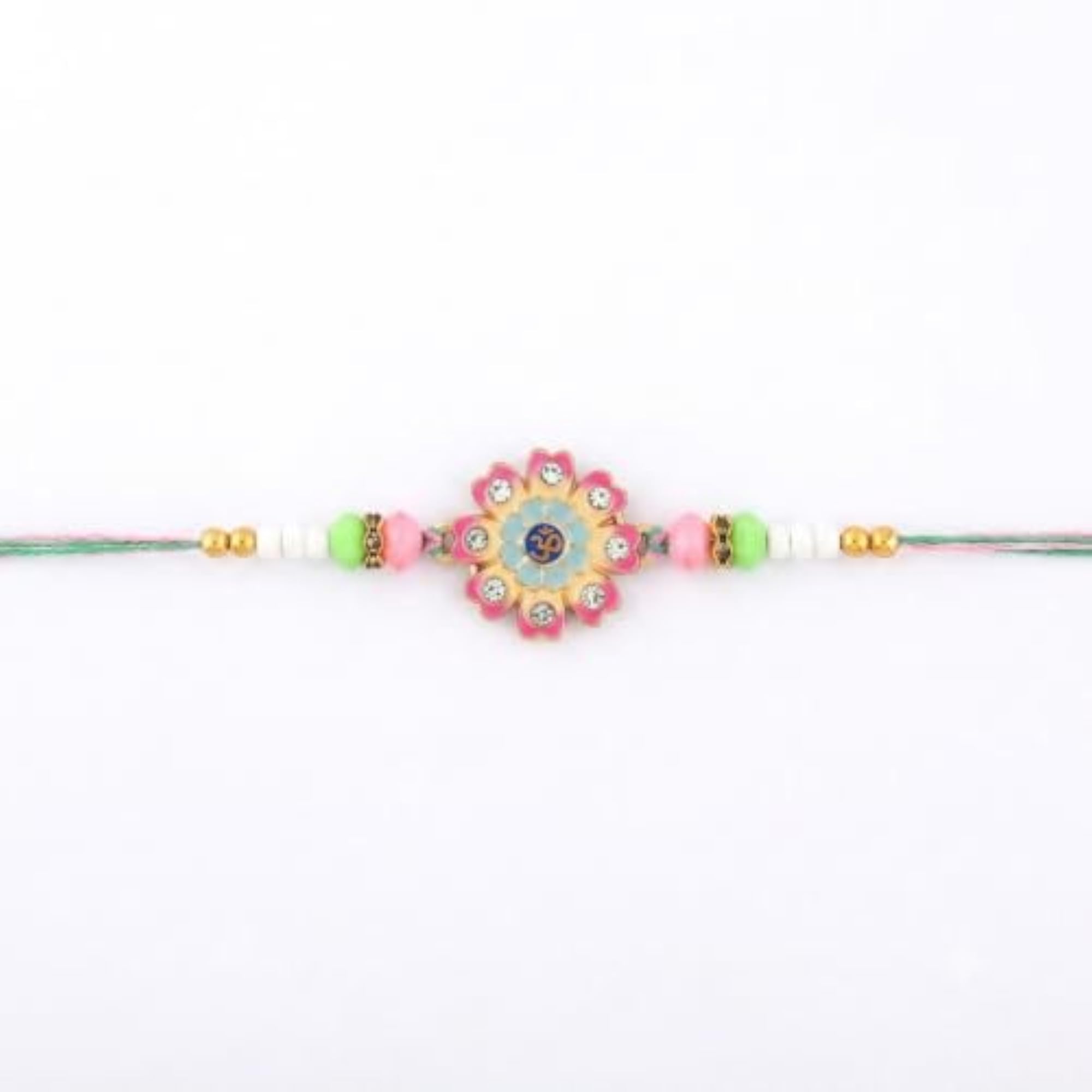 Pastel Mandal Premium Pendant Rakhi, Elegant Design
