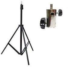 Sponsored Ad - SHOPEE Branded SP-250 Umbrella Flash Light Stand Photo Video Studio Lighting Photography Stand with 1/4'' Thread Stainless Steel Umbrella Holder Adapter for LED and Video Halogen Lighting Purpose