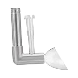 PUXZYAX Edelstahl Aquarien Auslassskimmer. Hohe Festigkeit garantiert Rostfreiheit und Langlebigkeit. Leistungsoptionen: Individuelle Anpassung durch Anheben oder Absenken des, Silber, 14mm