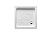 Roca A3740HK000 Plato Ducha Porcelana Cuadrado 70x70x8, Coleccion Italia, Blanco