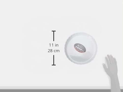 Foto von CREALYS 512734 Antihaftbeschichtete Keramik-Kuchenform – Weiße Kuchenform, Durchmesser 28 Zentimeter – Runde antihaftbeschichtete weiße Keramik-Kuchenform – Quicheform