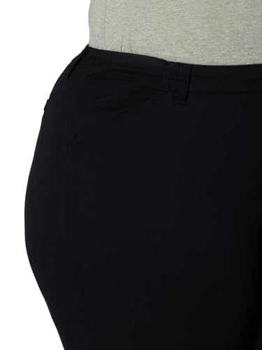 Lee Women's Plus Size Legendary 9" Chino Bermuda Short Black 22 Plus - image 2