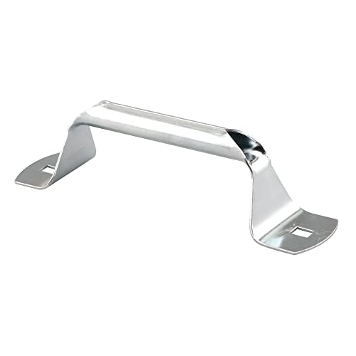 Prime-Line MP52130 Garage Door Bottom Lift Handle 6 In Steel Zinc Plated Finish (2 Pack) Silver