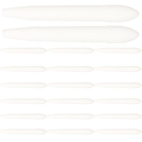 OSALADI Extend Marker Life 20pcs Fiber Crafted Replacement Nibs for Acrylic Paint Pens Stylus Fine Tip Markers Touch up Paint Pens Tips