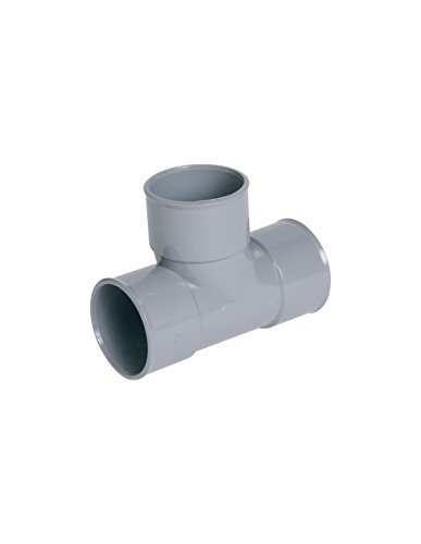 Nicoll - Té pied de biche 87°30 en PVC diamètre 40, FF double emboiture - UTH188