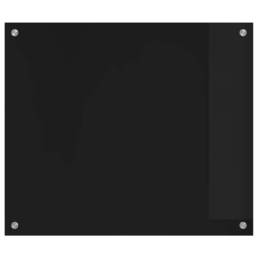 Generisch Küchenrückwand Schwarz 70 x 60 cm Gehärtetes Glas,Heim Garten,Küche Esszimmer,Küchenhelfer -utensilien-42018034