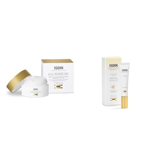 Kit ISDIN Ceutics Creme Facial Anti-Idade A.G.E. Reverse Day 50ml e Creme Antirrugas Para Contorno Dos Olhos K-Ox Eyes 15g
