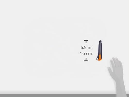 Fiskars Cuttermesser mit Metallführung, 18 mm, Orange/Schwarz, 1003749 (Packung mit 2) – Ansicht 5