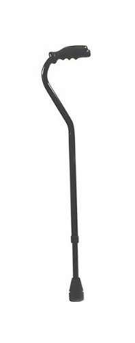Thomas Fetterman Offset Presidential Cane, Adjustable from 30-1/4 to 39-1/4 Inches, Supports up to 200 Pound User Weight, Black
