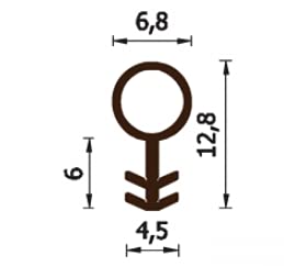 Effedielle Guarnizione a palloncino A109K MARRONE