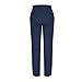 Women's Jogger Pants Fashion Solid Color Lace up Elastic Waist Split Hem Wide Leg Sports Casual Trouser Sweatpants Dark Blue Medium