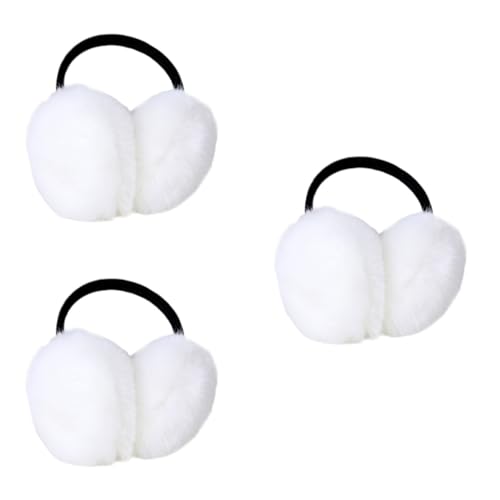 Orejeras de invierno ajustables SOIMISS pack de 3 piezas de lana para mujer