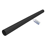 GeZu Impex Tubo de Acero Ø42mm x 2.5mm x 700mm Galvanizado En Caliente Recubrimiento En Polvo Negro Tube Acier Rond por Inmersión para Abrazaderas Pasamanos Estructuras Muebles y Construcción
