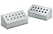 Hoffman E12SPBAM Enclosure for 12 22.5 mm Pushbuttons, Sloped Front, Steel, Gray