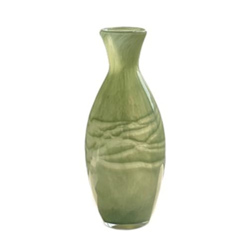 Florero para decoración Jarrón de Vidrio con diseño Nube Jade, arreglo Floral, Adorno Decorativo for el hogar(Grande)