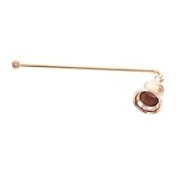 FONDOTIN Éteignoir à Bougie Vintage Long Manche Ergonomique Extincteur Sûr pour Mèche de Bougie Parfumée Cadeau Festival Mariage Maison