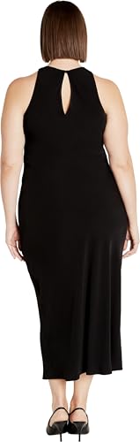 Image of City Chic Plus Size Dress, Halter Slip Dress