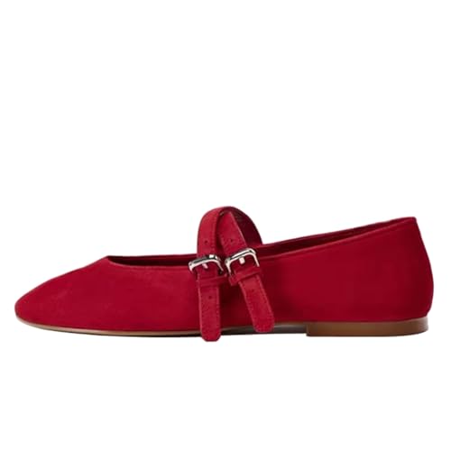 Chaussures Mary Jane léopard avec détails soignés et bout carré