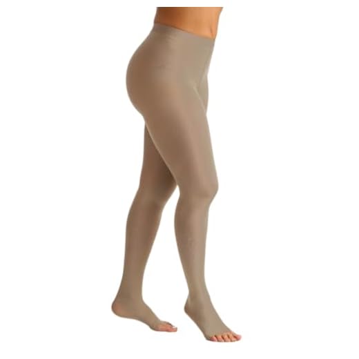 Meia Calça Sigvaris Select Comfort Premium Média Compressão Ponteira Aberta (20-30 mmhg) 862P 29-Natural_escura G3