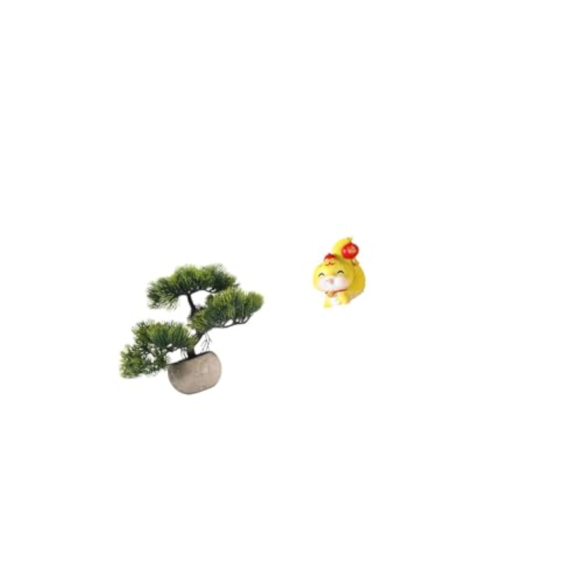 Artificial Bonsai Tree Cartoon Snake Statue Greenery
