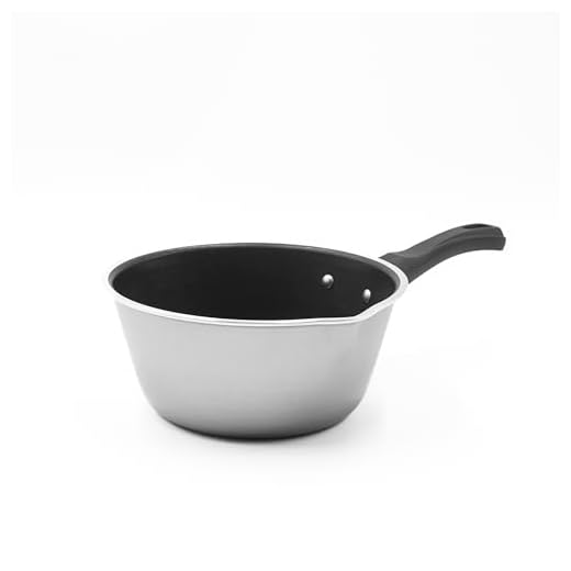 Zanetti, Casseruola Antiaderente Conica, Casseruola con Beccuccio in Alluminio Alimentare, Diametro 12 cm, Made in Italy