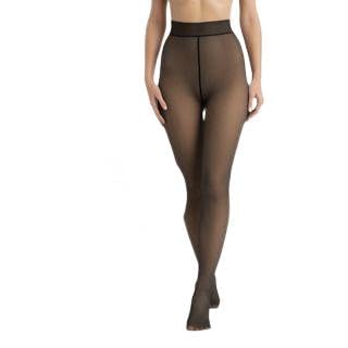 Fleece Lined Thermal Tights for Women, Warm Winter Stockings-image-6