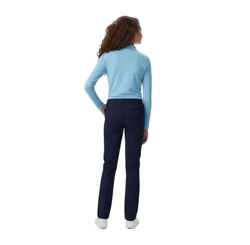 Image of French Toast Girls' Pull-On Straight Fit Stretch Twill Pant