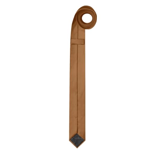 Image of Jacob Alexander Ultra Skinny 1.5 inch Men's Solid Necktie