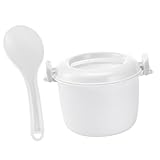 Cuiseurs à riz à micro-ondes : non seulement ce cuiseur à riz à micro-ondes peut également être utilisé pour préparer des légumes, du porridge et d'autres plats sains !, pot à micro-ondes
