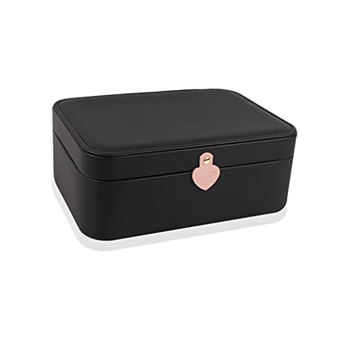 Mallette rangement portable avec compartiments anti-nœuds bagues