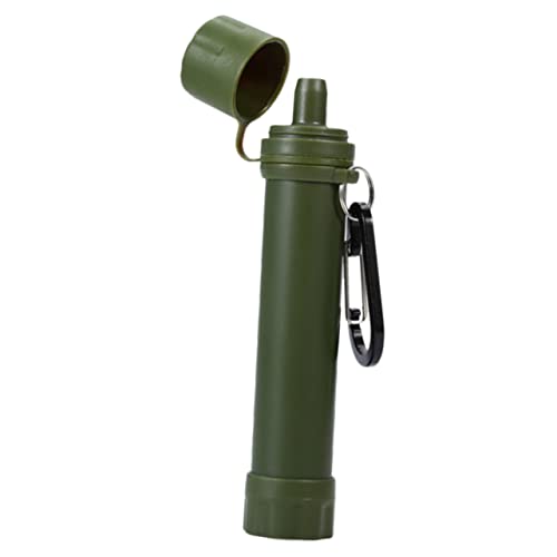 PENIKOKO Filtro Portátil de Agua Compacto para Camping Purificador Seguro PE Eliminador de Sedimentos y Algas Accesorio para Senderismo y