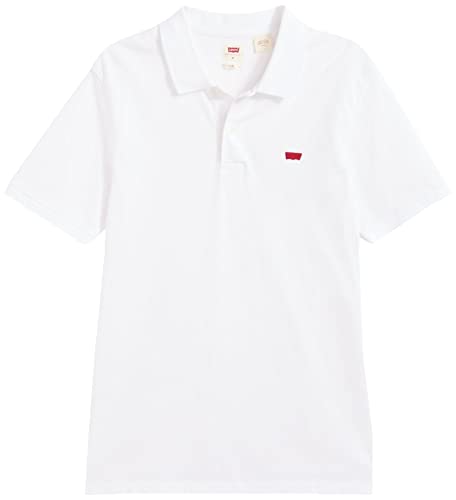 Levi's Slim Housemark Polo, Camisa, Hombre, Bright White, M
