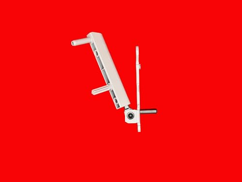 ROTO Support de coin pour fenêtre en PVC pour réparation - Distance entre les goupilles : 54 mm - Blanc enduit - 230350 639305 K 6/100 - Pour la série NT ou Centro